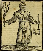 An illustration from Iconologia di Cesare Ripa ... Divisa in tre libri, ne i quali si esprimono varie imagini di virtù, vitij, affetti, passioni humane, arti, discipline, humori, elementi, corpi celesti, prouincie d'Italia, fiumi, & altre materie infinite vtili ad ogni stato di persone (1669)