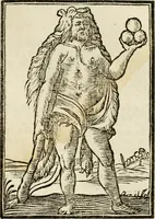 Picture 31 of 189 from Iconologia, of, Uytbeeldingen des verstands : waer in verscheiden afbeeldingen van deughden, ondeughden, genegentheden, menschlijcke hertztochten, konsten, leeringen, sinlijckheden, elementen, hemelsche lichamen, landschappen van Italien, revieren van alle deelen des werrelts, en alle andere ontallijcke stoffen, met hare verklaringen, werden verhandelt : een werck dat dienstigh is, allen reedenaers, poëten, schilders, beeldhouwers, teyckenaers, en alle andere konstbeminders en liefhebbers der geleertheyt en eerlijcke wetenschappen ... (1644), leaf 106