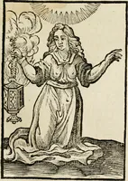 Picture 44 of 189 from Iconologia, of, Uytbeeldingen des verstands : waer in verscheiden afbeeldingen van deughden, ondeughden, genegentheden, menschlijcke hertztochten, konsten, leeringen, sinlijckheden, elementen, hemelsche lichamen, landschappen van Italien, revieren van alle deelen des werrelts, en alle andere ontallijcke stoffen, met hare verklaringen, werden verhandelt : een werck dat dienstigh is, allen reedenaers, poëten, schilders, beeldhouwers, teyckenaers, en alle andere konstbeminders en liefhebbers der geleertheyt en eerlijcke wetenschappen ... (1644), leaf 154