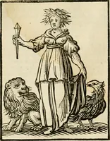 Picture 45 of 189 from Iconologia, of, Uytbeeldingen des verstands : waer in verscheiden afbeeldingen van deughden, ondeughden, genegentheden, menschlijcke hertztochten, konsten, leeringen, sinlijckheden, elementen, hemelsche lichamen, landschappen van Italien, revieren van alle deelen des werrelts, en alle andere ontallijcke stoffen, met hare verklaringen, werden verhandelt : een werck dat dienstigh is, allen reedenaers, poëten, schilders, beeldhouwers, teyckenaers, en alle andere konstbeminders en liefhebbers der geleertheyt en eerlijcke wetenschappen ... (1644), leaf 161