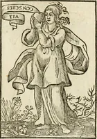 Picture 59 of 189 from Iconologia, of, Uytbeeldingen des verstands : waer in verscheiden afbeeldingen van deughden, ondeughden, genegentheden, menschlijcke hertztochten, konsten, leeringen, sinlijckheden, elementen, hemelsche lichamen, landschappen van Italien, revieren van alle deelen des werrelts, en alle andere ontallijcke stoffen, met hare verklaringen, werden verhandelt : een werck dat dienstigh is, allen reedenaers, poëten, schilders, beeldhouwers, teyckenaers, en alle andere konstbeminders en liefhebbers der geleertheyt en eerlijcke wetenschappen ... (1644), leaf 188