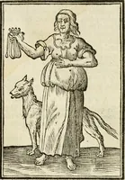 An illustration from Iconologia, of, Uytbeeldingen des verstands : waer in verscheiden afbeeldingen van deughden, ondeughden, genegentheden, menschlijcke hertztochten, konsten, leeringen, sinlijckheden, elementen, hemelsche lichamen, landschappen van Italien, revieren van alle deelen des werrelts, en alle andere ontallijcke stoffen, met hare verklaringen, werden verhandelt : een werck dat dienstigh is, allen reedenaers, poëten, schilders, beeldhouwers, teyckenaers, en alle andere konstbeminders en liefhebbers der geleertheyt en eerlijcke wetenschappen ... (1644)