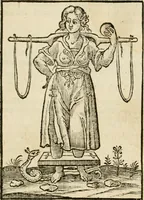 Picture 76 of 189 from Iconologia, of, Uytbeeldingen des verstands : waer in verscheiden afbeeldingen van deughden, ondeughden, genegentheden, menschlijcke hertztochten, konsten, leeringen, sinlijckheden, elementen, hemelsche lichamen, landschappen van Italien, revieren van alle deelen des werrelts, en alle andere ontallijcke stoffen, met hare verklaringen, werden verhandelt : een werck dat dienstigh is, allen reedenaers, poëten, schilders, beeldhouwers, teyckenaers, en alle andere konstbeminders en liefhebbers der geleertheyt en eerlijcke wetenschappen ... (1644), leaf 229