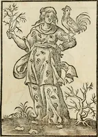Picture 80 of 189 from Iconologia, of, Uytbeeldingen des verstands : waer in verscheiden afbeeldingen van deughden, ondeughden, genegentheden, menschlijcke hertztochten, konsten, leeringen, sinlijckheden, elementen, hemelsche lichamen, landschappen van Italien, revieren van alle deelen des werrelts, en alle andere ontallijcke stoffen, met hare verklaringen, werden verhandelt : een werck dat dienstigh is, allen reedenaers, poëten, schilders, beeldhouwers, teyckenaers, en alle andere konstbeminders en liefhebbers der geleertheyt en eerlijcke wetenschappen ... (1644), leaf 236