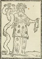 Picture 95 of 189 from Iconologia, of, Uytbeeldingen des verstands : waer in verscheiden afbeeldingen van deughden, ondeughden, genegentheden, menschlijcke hertztochten, konsten, leeringen, sinlijckheden, elementen, hemelsche lichamen, landschappen van Italien, revieren van alle deelen des werrelts, en alle andere ontallijcke stoffen, met hare verklaringen, werden verhandelt : een werck dat dienstigh is, allen reedenaers, poëten, schilders, beeldhouwers, teyckenaers, en alle andere konstbeminders en liefhebbers der geleertheyt en eerlijcke wetenschappen ... (1644), leaf 308