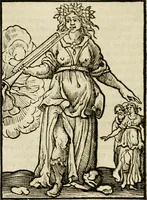 Picture 101 of 189 from Iconologia, of, Uytbeeldingen des verstands : waer in verscheiden afbeeldingen van deughden, ondeughden, genegentheden, menschlijcke hertztochten, konsten, leeringen, sinlijckheden, elementen, hemelsche lichamen, landschappen van Italien, revieren van alle deelen des werrelts, en alle andere ontallijcke stoffen, met hare verklaringen, werden verhandelt : een werck dat dienstigh is, allen reedenaers, poëten, schilders, beeldhouwers, teyckenaers, en alle andere konstbeminders en liefhebbers der geleertheyt en eerlijcke wetenschappen ... (1644), leaf 327
