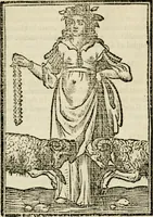 Picture 106 of 189 from Iconologia, of, Uytbeeldingen des verstands : waer in verscheiden afbeeldingen van deughden, ondeughden, genegentheden, menschlijcke hertztochten, konsten, leeringen, sinlijckheden, elementen, hemelsche lichamen, landschappen van Italien, revieren van alle deelen des werrelts, en alle andere ontallijcke stoffen, met hare verklaringen, werden verhandelt : een werck dat dienstigh is, allen reedenaers, poëten, schilders, beeldhouwers, teyckenaers, en alle andere konstbeminders en liefhebbers der geleertheyt en eerlijcke wetenschappen ... (1644), leaf 349