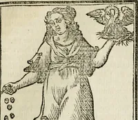 Picture 107 of 189 from Iconologia, of, Uytbeeldingen des verstands : waer in verscheiden afbeeldingen van deughden, ondeughden, genegentheden, menschlijcke hertztochten, konsten, leeringen, sinlijckheden, elementen, hemelsche lichamen, landschappen van Italien, revieren van alle deelen des werrelts, en alle andere ontallijcke stoffen, met hare verklaringen, werden verhandelt : een werck dat dienstigh is, allen reedenaers, poëten, schilders, beeldhouwers, teyckenaers, en alle andere konstbeminders en liefhebbers der geleertheyt en eerlijcke wetenschappen ... (1644), leaf 350