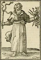 An illustration from Iconologia, of, Uytbeeldingen des verstands : waer in verscheiden afbeeldingen van deughden, ondeughden, genegentheden, menschlijcke hertztochten, konsten, leeringen, sinlijckheden, elementen, hemelsche lichamen, landschappen van Italien, revieren van alle deelen des werrelts, en alle andere ontallijcke stoffen, met hare verklaringen, werden verhandelt : een werck dat dienstigh is, allen reedenaers, poëten, schilders, beeldhouwers, teyckenaers, en alle andere konstbeminders en liefhebbers der geleertheyt en eerlijcke wetenschappen ... (1644)