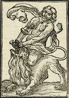 Picture 143 of 189 from Iconologia, of, Uytbeeldingen des verstands : waer in verscheiden afbeeldingen van deughden, ondeughden, genegentheden, menschlijcke hertztochten, konsten, leeringen, sinlijckheden, elementen, hemelsche lichamen, landschappen van Italien, revieren van alle deelen des werrelts, en alle andere ontallijcke stoffen, met hare verklaringen, werden verhandelt : een werck dat dienstigh is, allen reedenaers, poëten, schilders, beeldhouwers, teyckenaers, en alle andere konstbeminders en liefhebbers der geleertheyt en eerlijcke wetenschappen ... (1644), leaf 512