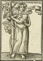 Picture 167 of 189 from Iconologia, of, Uytbeeldingen des verstands : waer in verscheiden afbeeldingen van deughden, ondeughden, genegentheden, menschlijcke hertztochten, konsten, leeringen, sinlijckheden, elementen, hemelsche lichamen, landschappen van Italien, revieren van alle deelen des werrelts, en alle andere ontallijcke stoffen, met hare verklaringen, werden verhandelt : een werck dat dienstigh is, allen reedenaers, poëten, schilders, beeldhouwers, teyckenaers, en alle andere konstbeminders en liefhebbers der geleertheyt en eerlijcke wetenschappen ... (1644), leaf 596