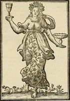 Picture 168 of 189 from Iconologia, of, Uytbeeldingen des verstands : waer in verscheiden afbeeldingen van deughden, ondeughden, genegentheden, menschlijcke hertztochten, konsten, leeringen, sinlijckheden, elementen, hemelsche lichamen, landschappen van Italien, revieren van alle deelen des werrelts, en alle andere ontallijcke stoffen, met hare verklaringen, werden verhandelt : een werck dat dienstigh is, allen reedenaers, poëten, schilders, beeldhouwers, teyckenaers, en alle andere konstbeminders en liefhebbers der geleertheyt en eerlijcke wetenschappen ... (1644), leaf 598