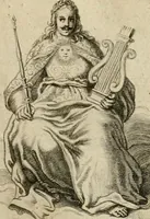 An illustration from Iconologia, of, Uytbeeldingen des verstands : waer in verscheiden afbeeldingen van deughden, ondeughden, genegentheden, menschlijcke hertztochten, konsten, leeringen, sinlijckheden, elementen, hemelsche lichamen, landschappen van Italien, revieren van alle deelen des werrelts, en alle andere ontallijcke stoffen, met hare verklaringen, werden verhandelt : een werck dat dienstigh is, allen reedenaers, poëten, schilders, beeldhouwers, teyckenaers, en alle andere konstbeminders en liefhebbers der geleertheyt en eerlijcke wetenschappen ... (1644)