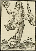 Picture 171 of 189 from Iconologia, of, Uytbeeldingen des verstands : waer in verscheiden afbeeldingen van deughden, ondeughden, genegentheden, menschlijcke hertztochten, konsten, leeringen, sinlijckheden, elementen, hemelsche lichamen, landschappen van Italien, revieren van alle deelen des werrelts, en alle andere ontallijcke stoffen, met hare verklaringen, werden verhandelt : een werck dat dienstigh is, allen reedenaers, poëten, schilders, beeldhouwers, teyckenaers, en alle andere konstbeminders en liefhebbers der geleertheyt en eerlijcke wetenschappen ... (1644), leaf 610