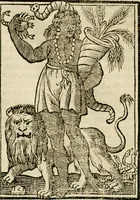 An illustration from Iconologia, of, Uytbeeldingen des verstands : waer in verscheiden afbeeldingen van deughden, ondeughden, genegentheden, menschlijcke hertztochten, konsten, leeringen, sinlijckheden, elementen, hemelsche lichamen, landschappen van Italien, revieren van alle deelen des werrelts, en alle andere ontallijcke stoffen, met hare verklaringen, werden verhandelt : een werck dat dienstigh is, allen reedenaers, poëten, schilders, beeldhouwers, teyckenaers, en alle andere konstbeminders en liefhebbers der geleertheyt en eerlijcke wetenschappen ... (1644)