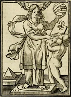 Picture 181 of 189 from Iconologia, of, Uytbeeldingen des verstands : waer in verscheiden afbeeldingen van deughden, ondeughden, genegentheden, menschlijcke hertztochten, konsten, leeringen, sinlijckheden, elementen, hemelsche lichamen, landschappen van Italien, revieren van alle deelen des werrelts, en alle andere ontallijcke stoffen, met hare verklaringen, werden verhandelt : een werck dat dienstigh is, allen reedenaers, poëten, schilders, beeldhouwers, teyckenaers, en alle andere konstbeminders en liefhebbers der geleertheyt en eerlijcke wetenschappen ... (1644), leaf 635
