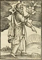 An illustration from Iconologia, of, Uytbeeldingen des verstands : waer in verscheiden afbeeldingen van deughden, ondeughden, genegentheden, menschlijcke hertztochten, konsten, leeringen, sinlijckheden, elementen, hemelsche lichamen, landschappen van Italien, revieren van alle deelen des werrelts, en alle andere ontallijcke stoffen, met hare verklaringen, werden verhandelt : een werck dat dienstigh is, allen reedenaers, poëten, schilders, beeldhouwers, teyckenaers, en alle andere konstbeminders en liefhebbers der geleertheyt en eerlijcke wetenschappen ... (1644)