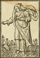 An illustration from Iconologia, of, Uytbeeldingen des verstands : waer in verscheiden afbeeldingen van deughden, ondeughden, genegentheden, menschlijcke hertztochten, konsten, leeringen, sinlijckheden, elementen, hemelsche lichamen, landschappen van Italien, revieren van alle deelen des werrelts, en alle andere ontallijcke stoffen, met hare verklaringen, werden verhandelt : een werck dat dienstigh is, allen reedenaers, poëten, schilders, beeldhouwers, teyckenaers, en alle andere konstbeminders en liefhebbers der geleertheyt en eerlijcke wetenschappen ... (1644)