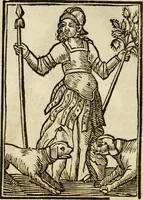Picture 25 of 189 from Iconologia, of, Uytbeeldingen des verstands : waer in verscheiden afbeeldingen van deughden, ondeughden, genegentheden, menschlijcke hertztochten, konsten, leeringen, sinlijckheden, elementen, hemelsche lichamen, landschappen van Italien, revieren van alle deelen des werrelts, en alle andere ontallijcke stoffen, met hare verklaringen, werden verhandelt : een werck dat dienstigh is, allen reedenaers, poëten, schilders, beeldhouwers, teyckenaers, en alle andere konstbeminders en liefhebbers der geleertheyt en eerlijcke wetenschappen ... (1644), leaf 93