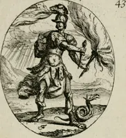 An illustration from Iconologia, or, Moral emblems (1709)