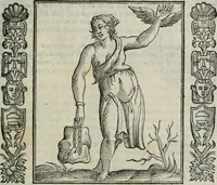An illustration from Iconologia, ouero Descrittione d'imagini delle virtu', vitij, affetti, passioni humane, corpi celesti, mondo e sue parti. (1611)