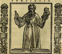 An illustration from Iconologia, overo, Descrittione d'imagini delle virtu', vitii, affetti, passioni humane, corpi celesti, mondo e sue parti (1611)