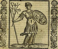 An illustration from Iconologia, overo, Descrittione d'imagini delle virtu', vitii, affetti, passioni humane, corpi celesti, mondo e sue parti (1611)