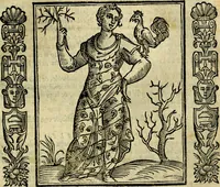 An illustration from Iconologia, overo, Descrittione d'imagini delle virtu', vitii, affetti, passioni humane, corpi celesti, mondo e sue parti (1611)