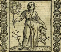 An illustration from Iconologia, overo, Descrittione d'imagini delle virtu', vitii, affetti, passioni humane, corpi celesti, mondo e sue parti (1611)