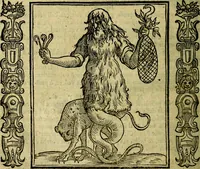 An illustration from Iconologia, overo, Descrittione d'imagini delle virtu', vitii, affetti, passioni humane, corpi celesti, mondo e sue parti (1611)
