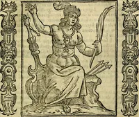 An illustration from Iconologia, overo, Descrittione d'imagini delle virtu', vitii, affetti, passioni humane, corpi celesti, mondo e sue parti (1611)