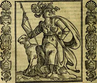 An illustration from Iconologia, overo, Descrittione d'imagini delle virtu', vitii, affetti, passioni humane, corpi celesti, mondo e sue parti (1611)