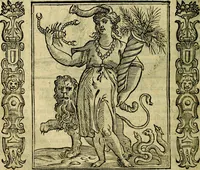 An illustration from Iconologia, overo, Descrittione d'imagini delle virtu', vitii, affetti, passioni humane, corpi celesti, mondo e sue parti (1611)