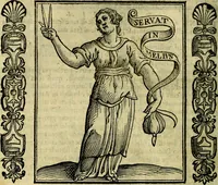 An illustration from Iconologia, overo, Descrittione d'imagini delle virtu', vitii, affetti, passioni humane, corpi celesti, mondo e sue parti (1611)
