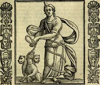 An illustration from Iconologia, overo, Descrittione d'imagini delle virtu', vitii, affetti, passioni humane, corpi celesti, mondo e sue parti (1611)