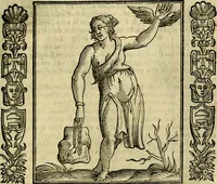 An illustration from Iconologia, overo, Descrittione d'imagini delle virtu', vitii, affetti, passioni humane, corpi celesti, mondo e sue parti (1611)