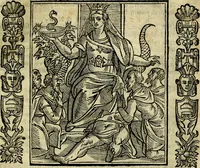 An illustration from Iconologia, overo, Descrittione d'imagini delle virtu', vitii, affetti, passioni humane, corpi celesti, mondo e sue parti (1611)