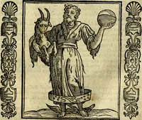 An illustration from Iconologia, overo, Descrittione d'imagini delle virtu', vitii, affetti, passioni humane, corpi celesti, mondo e sue parti (1611)