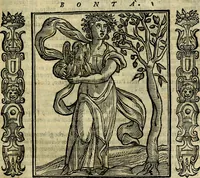 An illustration from Iconologia, overo, Descrittione d'imagini delle virtu', vitii, affetti, passioni humane, corpi celesti, mondo e sue parti (1611)