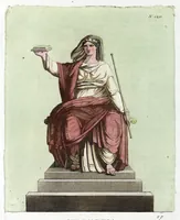 An illustration from Iconologia, ovvero, Immagini di tutte le cose principali a cui l'umano talento ha finto un corpo (1819)