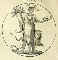 An illustration from Iconologie, ou Nouvelle explication de plusieurs images, emblemes, & autres figures hyerogliphiques des vertus, des vices, des arts, des sciences, des causes naturelles, des humeurs differentes, des passions humaines, &c. Divisée en deux parties (1677)