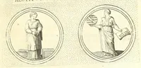 An illustration from Iconologie, ou Nouvelle explication de plusieurs images, emblemes, & autres figures hyerogliphiques des vertus, des vices, des arts, des sciences, des causes naturelles, des humeurs differentes, des passions humaines, &c. Divisée en deux parties (1677)