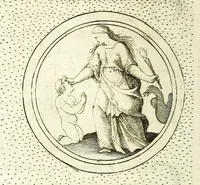 An illustration from Iconologie, ou Nouvelle explication de plusieurs images, emblemes, & autres figures hyerogliphiques des vertus, des vices, des arts, des sciences, des causes naturelles, des humeurs differentes, des passions humaines, &c. Divisée en deux parties (1677)