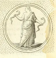 An illustration from Iconologie, ou Nouvelle explication de plusieurs images, emblemes, & autres figures hyerogliphiques des vertus, des vices, des arts, des sciences, des causes naturelles, des humeurs differentes, des passions humaines, &c. Divisée en deux parties (1677)