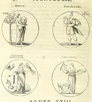 An illustration from Iconologie, ou Nouvelle explication de plusieurs images, emblemes, & autres figures hyerogliphiques des vertus, des vices, des arts, des sciences, des causes naturelles, des humeurs differentes, des passions humaines, &c. Divisée en deux parties (1677)