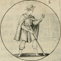 An illustration from Iconologie, ov, explication novvelle : de plvsievrs images, emblemes, et avtres figvres hyerogliphiques des vertus, des vices, des arts, des sciences, des causes naturelles, des humeurs differentes, & des passions humaines : oevvre necessaire a tovte sorte d'esprits, et particvlierement a cevx qvi aspirent ... (1636)