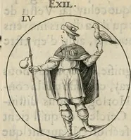 An illustration from Iconologie, ov, explication novvelle : de plvsievrs images, emblemes, et avtres figvres hyerogliphiques des vertus, des vices, des arts, des sciences, des causes naturelles, des humeurs differentes, & des passions humaines : oevvre necessaire a tovte sorte d'esprits, et particvlierement a cevx qvi aspirent ... (1636)