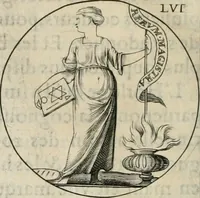 An illustration from Iconologie, ov, explication novvelle : de plvsievrs images, emblemes, et avtres figvres hyerogliphiques des vertus, des vices, des arts, des sciences, des causes naturelles, des humeurs differentes, & des passions humaines : oevvre necessaire a tovte sorte d'esprits, et particvlierement a cevx qvi aspirent ... (1636)