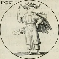 An illustration from Iconologie, ov, explication novvelle : de plvsievrs images, emblemes, et avtres figvres hyerogliphiques des vertus, des vices, des arts, des sciences, des causes naturelles, des humeurs differentes, & des passions humaines : oevvre necessaire a tovte sorte d'esprits, et particvlierement a cevx qvi aspirent ... (1636)
