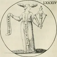 An illustration from Iconologie, ov, explication novvelle : de plvsievrs images, emblemes, et avtres figvres hyerogliphiques des vertus, des vices, des arts, des sciences, des causes naturelles, des humeurs differentes, & des passions humaines : oevvre necessaire a tovte sorte d'esprits, et particvlierement a cevx qvi aspirent ... (1636)